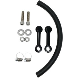 DK CUSTOM PRODUCTS Billet Tank Lift Kit 2" `99 Up Touring Powder Coat Blk