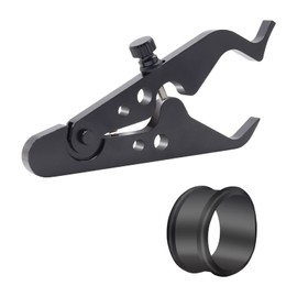 Motorcycle Cruise Throttle Clamp Throttle Aid Adjustable Cruise Control Throttle Lock Handlebar Control Motorcycle Cruise Assist Tool with Rubber Ring for Motorcycle Scooters 1Pcs