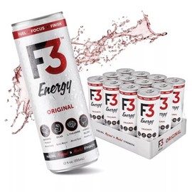 12 Pack- F3 Energy Drink Muscle & Brain(Multiple Flavors, Read Full Description)