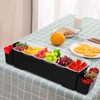 FFanhia Ice Cooled Condiment Serving Container Fruit Veggie Condiment Caddy