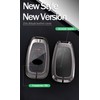 TECART key fob cover case with keychain,Zinc alloy key case,3/4