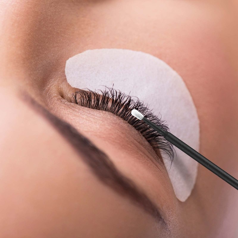 tifanso 400PCS Micro Cotton Swabs, Disposable Eyelash Microswabs for Eyelash