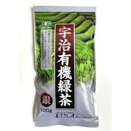 Hishiwa Uji Organic Green Tea, Silver, 3.5 oz (100 g)