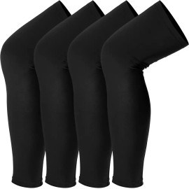 Tattoo O 타투오 다리 소매 압박 긴 무릎 자외선 차단 남성 스포츠 농구공용 [Black White Blue Gray] TattooO Leg Sleeve Compression Long Knee UV Protection Men's Sports Basketball [Black White Blue Gray]