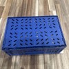 Simply Essential Small Collapsible Blue Crates