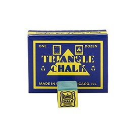 Triangle TRIANGLE Green Pool Snooker Table Cue Chalk 12 Cubes