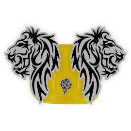 Unbranded Tribal Lions Hard Hat Stickers | Motorcycle Welding Helmet Decals | (Pair)