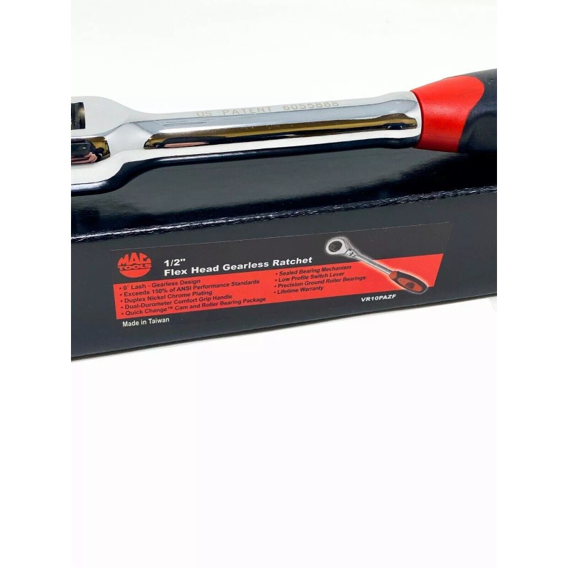 Mac Tools Gearless Ratchet 1/2" drive VR10PAZF Brand New Discontinued