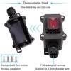 Hmknana IP67 Waterproof Inline Cord Switch 12V DC 20A 4Pin