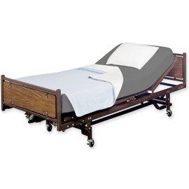 Paquete de 4 sábanas de hospital ajustadas con elástico alrededor para una sábana de microfibra de doble cepillado, ultra suave, transpirable, 100% de 36 x 84 x 12 pulgadas