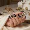 Advanced purple gradient style,Short almond-shaped nails,12 sizes - 24 nail