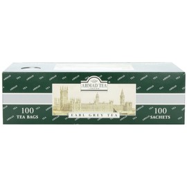 Ahmad Tea Earl Grey Tea, 100 Paper Enveloped Teabags (Pack of 1)