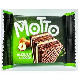 My Motto Wafer 34g x 12 Packs (Cocoa Hazel)