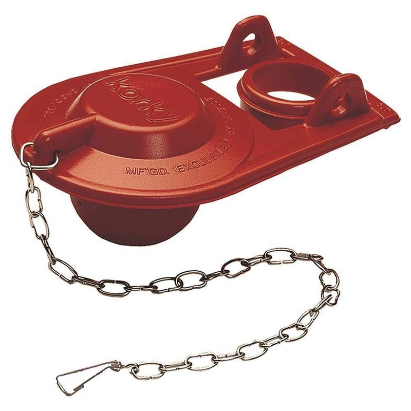 Korky 2000BP Classic Plus Flapper, Red