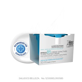 La Roche-Posay Hyalu B5, Refill Crema Antiedad Reafirmante, Acción Alisadora y Rellenadora, Reduce Arrugas y Líneas de Expresión, 3 Tipos de Ácido Hialurónico, Vitamina B5 y Ectoína, 50 ml.