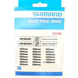 Shimano Non-Series Di2 EW-SD300 E-tube Di2 electric wire, 1600 mm, black