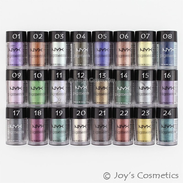24 NYX Pigments Eyeshadow Powder - PIG " Full Set "  *Joy's cosmetics*