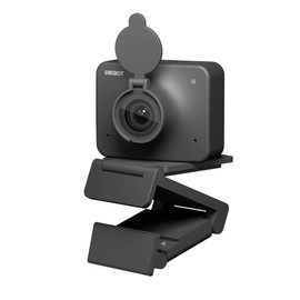 OBSBOT Meet Web Camera, 1080P AI Installed, Angle Adjustment, Full HD, Web Camera, Auto Focus, Built-in Microphone, HDR Function, Vertical and Horizontal Switching, Remote Conferencing, Video Calls, Live Distribution, Windows, Mac, Zoom Skype