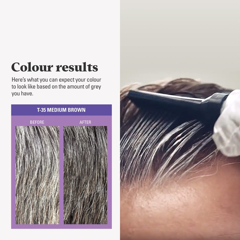 Just For Men Touch of Grey, Medium Brown Hair Dye,