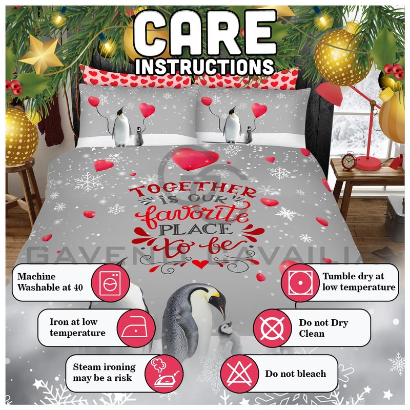 Christmas Duvet Covers Single - Xmas Bedding Sets