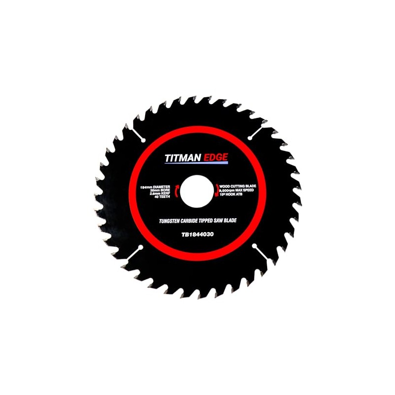Titman Edge TCT General Purpose Saw Blade 184mm x 30mm