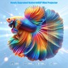 [Built-in Apps]Mini Projector with WiFi and Bluetooth,Portable Projector 4K Support
