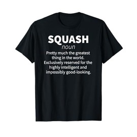 Squash Funny Definition T-shirt Squash Player Gift T-Shirt