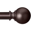 BRIOFOX Bronze Curtain Rods for Windows 72 to 144 Inch(6-12ft)
