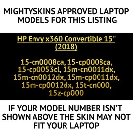 MightySkins Carbon Fiber Skin for HP Envy X360 Convertible 15" (2018) - Body by Pizza | Protective, Durable Textured Carbon Fiber Finish | Easy to Apply, Remove | Made in The USA