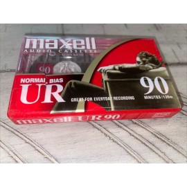 Maxell *Sealed* Maxell Audio Cassette Tape UR90 Normal Bias