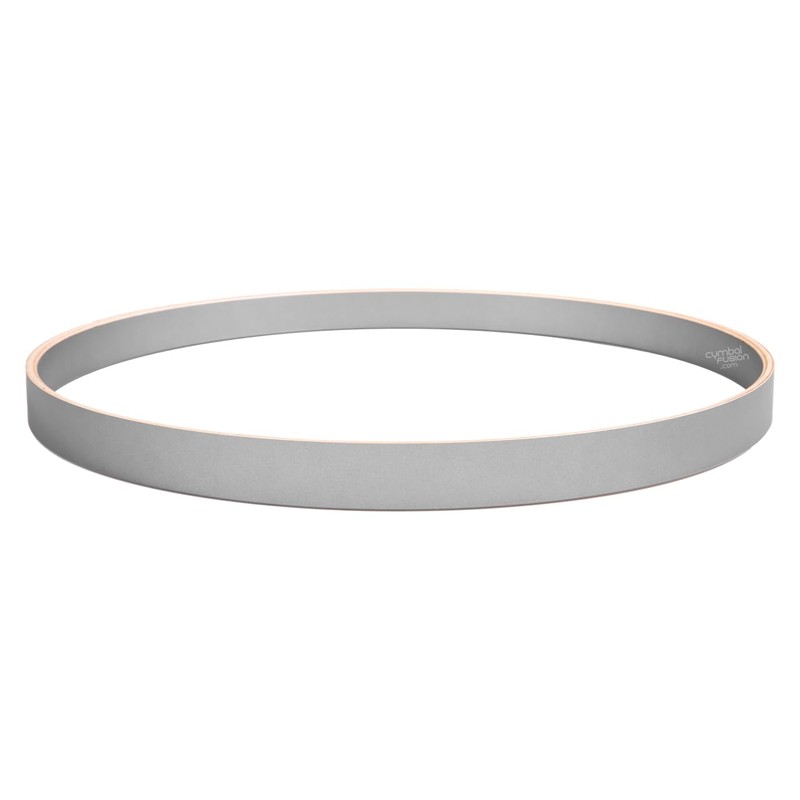 DW 22" Maple Bass Drum Hoop - Satin Metallic Silver