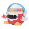 Baby Drum Robot Toy 360 ° Rotation Music Light Projection