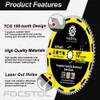 10 Inch Aluminum Cutting Circular Saw Blade - FOCSTOL 80