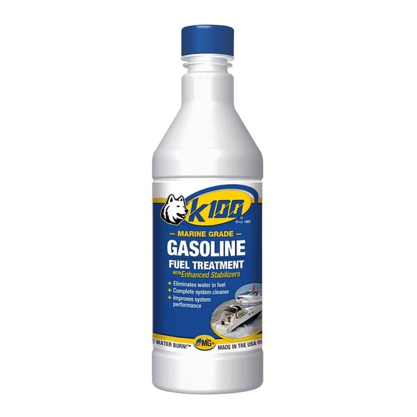 K-100 MG All-in-One Gasoline Fuel Treatment & Additive - Eliminates Water, Stabilizes Fuel, and Cleans Engine & Fuel Systems - 32 oz. (K100-G)