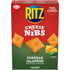Ritz Christie Ritz Cheese Nibs Crackers, Cheddar Jalapeno Flavor 200g/7 oz Box