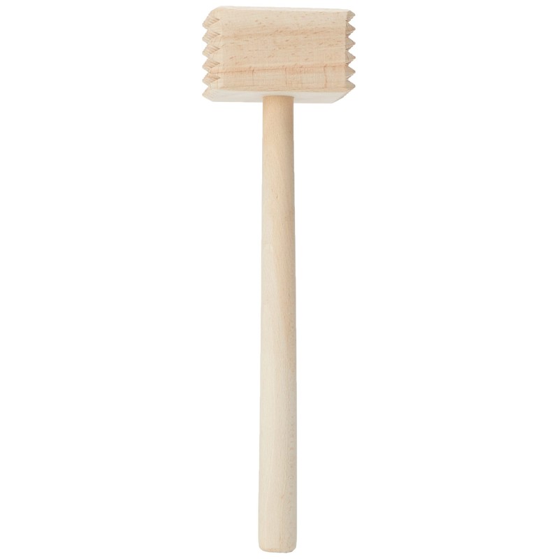 Chef Aid 1E+36 Wooden Meat Mallet , Beige