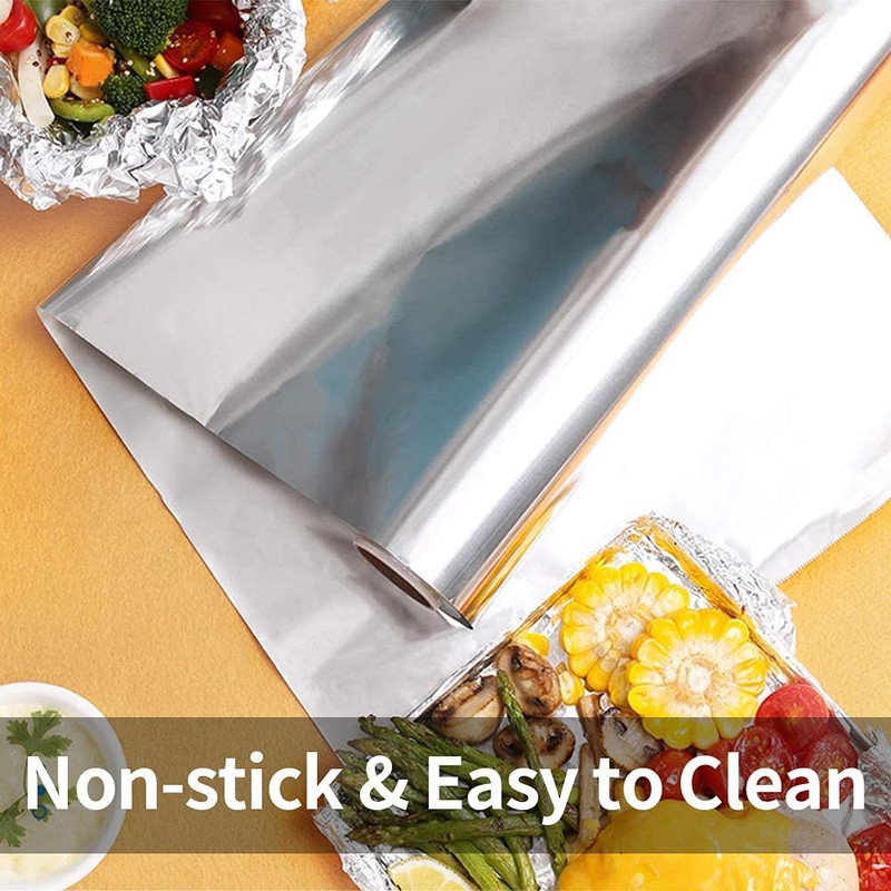 Aluminum Foil Roll 30CM×30M Long Heavy Duty Aluminum Foil Wrap