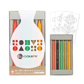 Sakura Crepas Coloring Pencils by Li Coopy Original Coloring Card FY5RE-D