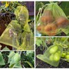 100 PCS Fruit Protection Bags Mesh Bags Drawstring 6x8 inch