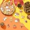 Stiesy 40Pcs 10 Style Enamel Autumn Theme Charms Pendants Squirrel