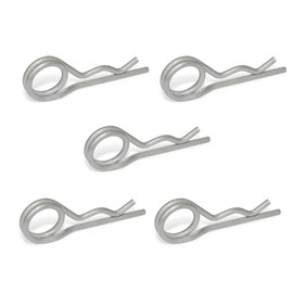Ganter Normelemente | Spring Plug | Stainless Steel | GN 1024-NI-2-D | Pack of 5 | Double Turn | Diameter 2 mm