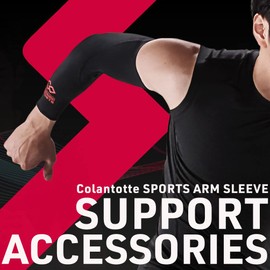 Colantotte Sports Arm Sleeve Magnetic Arm Sleeve 130 Black S AMBCA01S