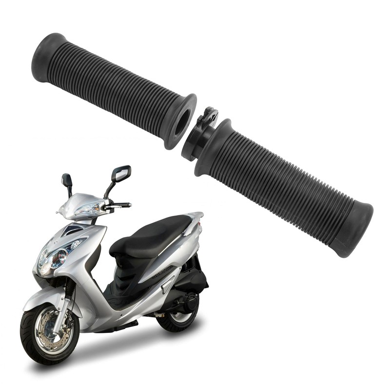 1 Pair 22mm Motorcycle Throttle Handle Comfortable Fit for Scooter