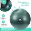 ENOVI Lite Yoga Ball Chair, Exercise Ball with Slipcover for