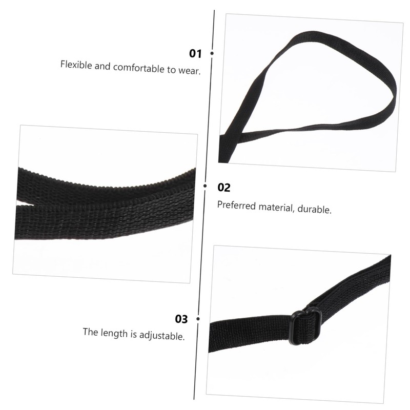 COHEALI 50pcs Bow Tie Extension Strap Bow Tie Elastic Strap