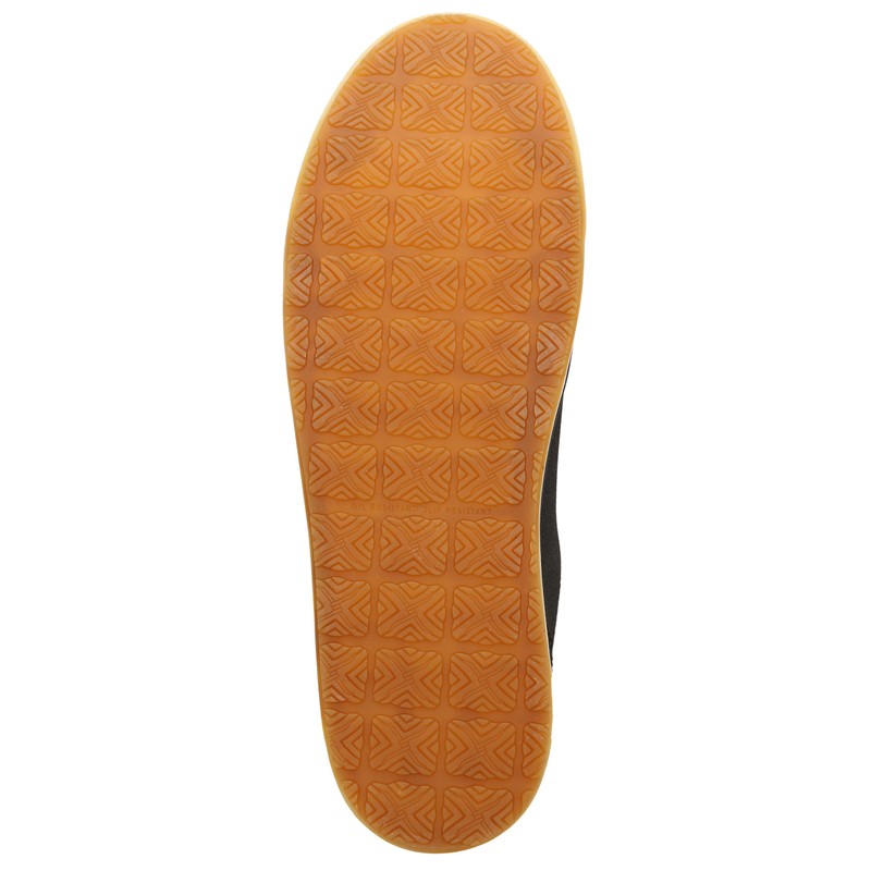 Twisted X Men's Work Kicks, Round Toe Nano Toe, Charcoal