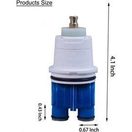 XUSHCL RP19804 Replacement Shower Cartridge Assembly For Delta 1300 1400 Series Tub/Shower Valves,Fits Delta Select Monitor Valves (1993~2007)