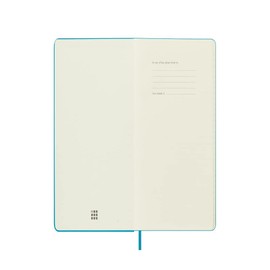 Moleskine - Daily Planner 18 Months 2022-2023, Daily Planner With Hard Cover And Elastic Closure, Size Large,13 x 21 cm, Color Blue