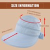 XIAOHAWANG Women Sun Visor Hats UPF 50+ Wide Brim Summer