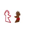 Reindeer Head Cookie Cutter